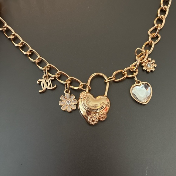 Juicy Couture Jewelry - Juicy Couture Gold Charm Necklace